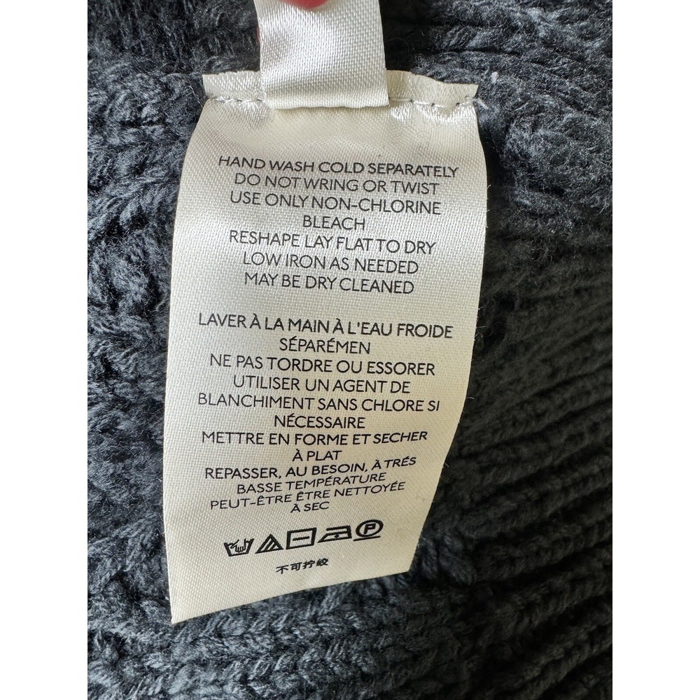Free People Montana Cable Cardi Black Women's Size Medium - Picture 11 of 12